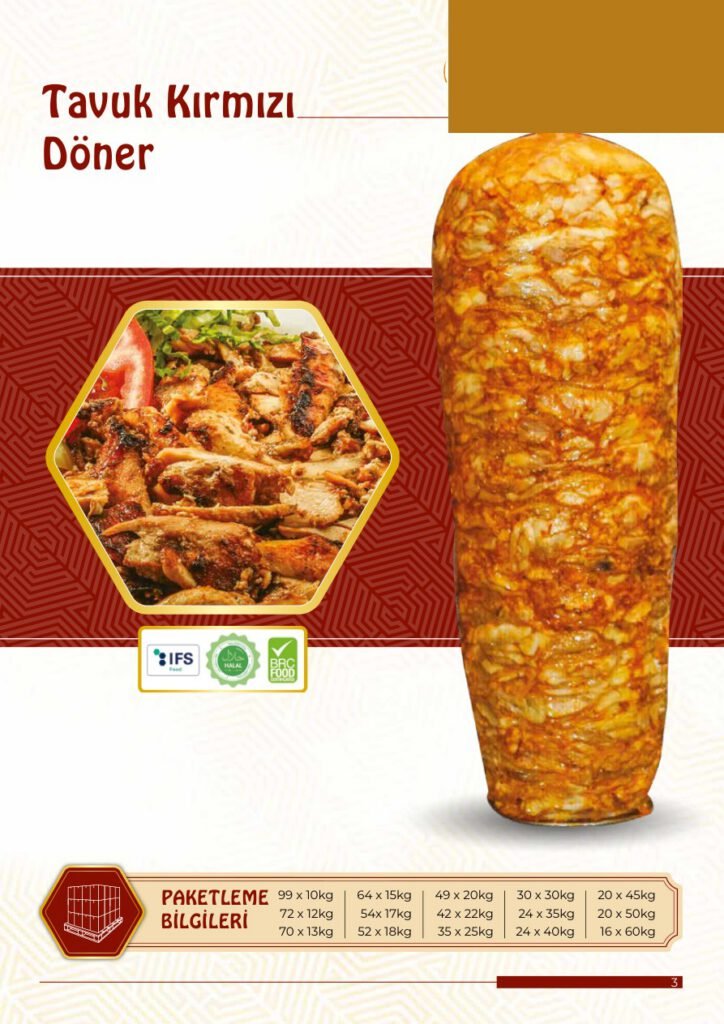 Tavuk Kırmızı Döner