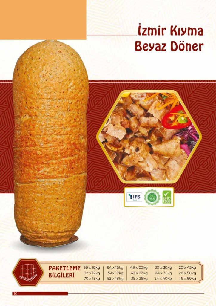İzmir Kıyma Beyaz Döner