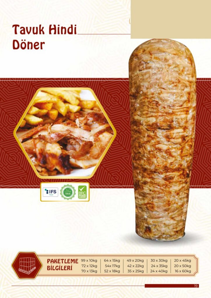 Tavuk Hindi Döner